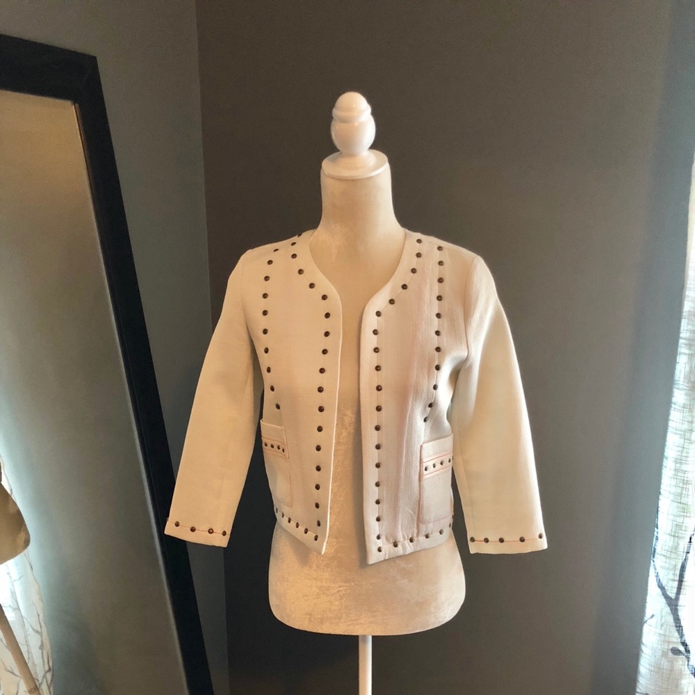 Harlowe & Graham Studded Jacket